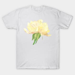 Yellow Rose, watercolor painting T-Shirt